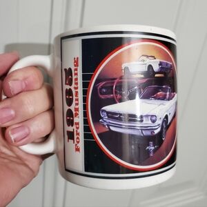 1965 Ford mustang vtg promo Coffee Cup Mug Enesco Classics